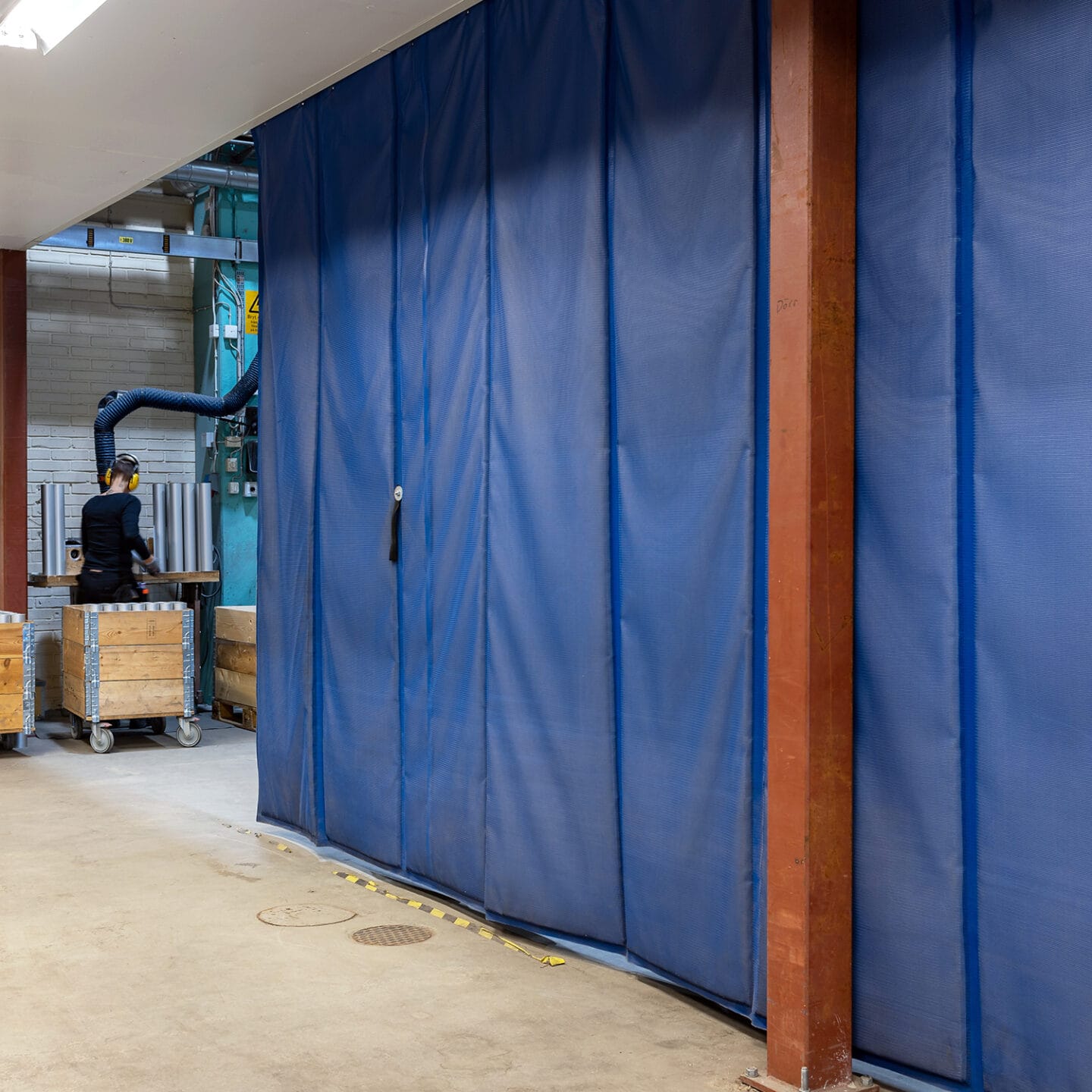 Draperies that counteract noise